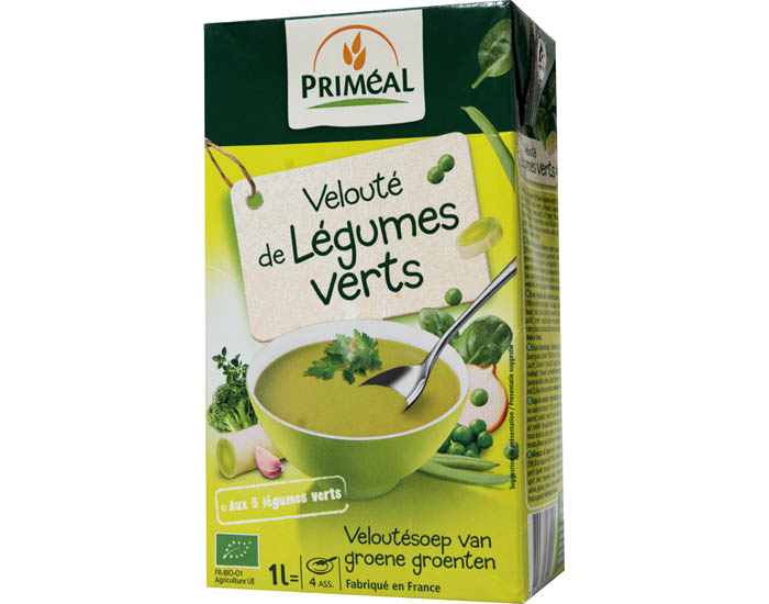 PRIMEAL Velouté de Légumes Verts 1 L