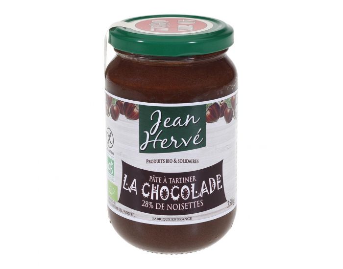 JEAN-HERV Chocolade Pte  Tartiner Cacao-noisette-lait Bio