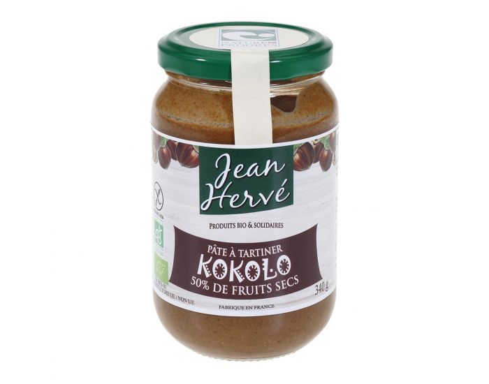 JEAN-HERV� Kokolo P�te � Tartiner Noix de Coco-noisette sans Huile de Palme - 340g