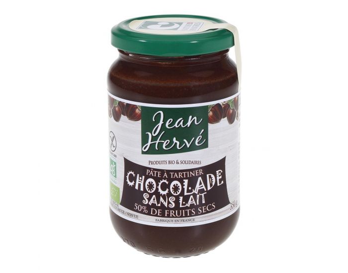 JEAN-HERV� Chocolade P�te � Tartiner Cacao-noisette sans Lait et sans Huile de Palme - 350g 