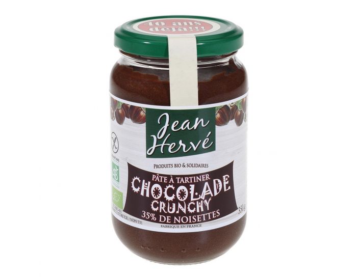JEAN-HERV Chocolade Crunchy pte  Tartiner Cacao-noisette-lait Bio