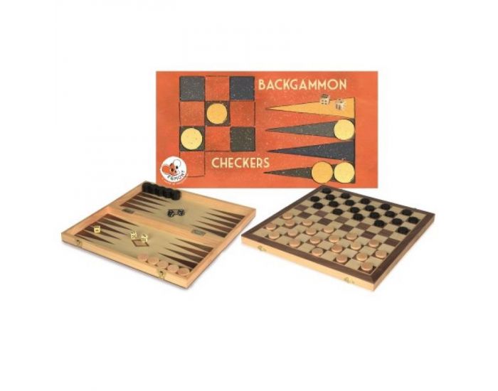 EGMONT TOYS Jeu de Dames et Backgammon - Ds 6 Ans