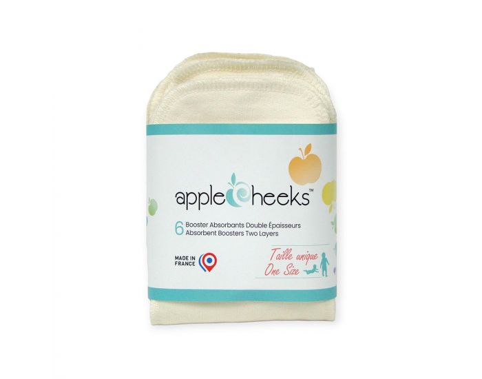 APPLECHEEKS Doublures - Viscose de Bambou -  Lot de 6