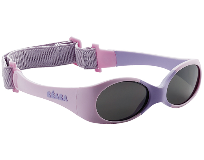 B�ABA Lunettes de Soleil Baby Soft - Violet-Rose - D�s 4 mois