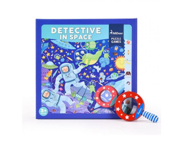 MIDEER Puzzle D�tective Espace - D�s 3 ans