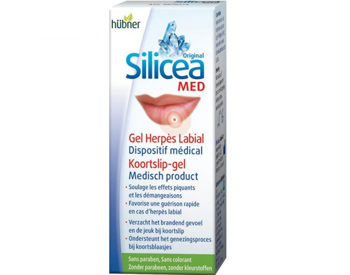 HUBNER Gel Herps Labial Silicea Med - 2 g