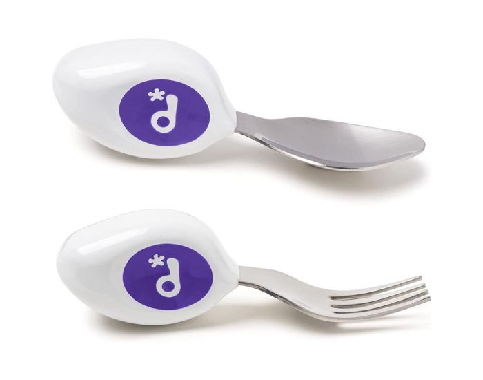 DODDL Set de 2 Couverts Ergonomiques