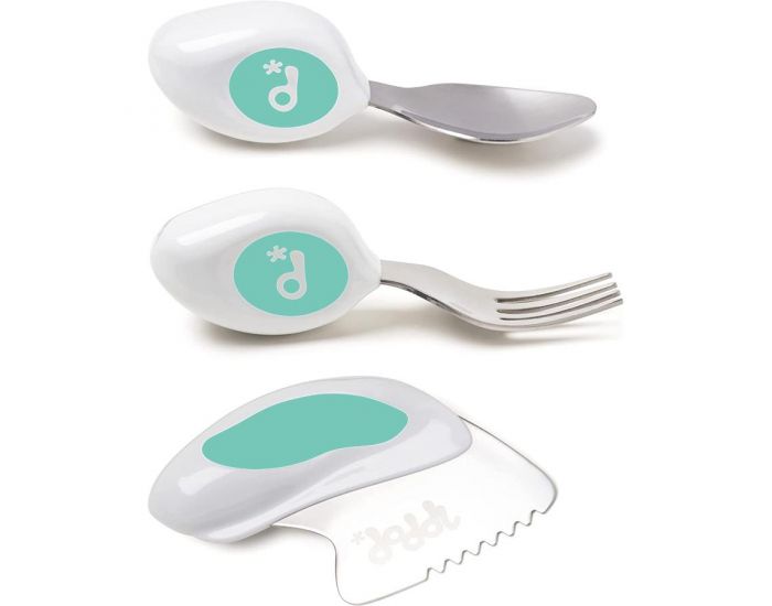 DODDL Set de 3 Couverts Ergonomiques 