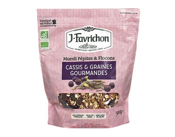 FAVRICHON Muesli Cassis-Graines Gourmandes - 500g