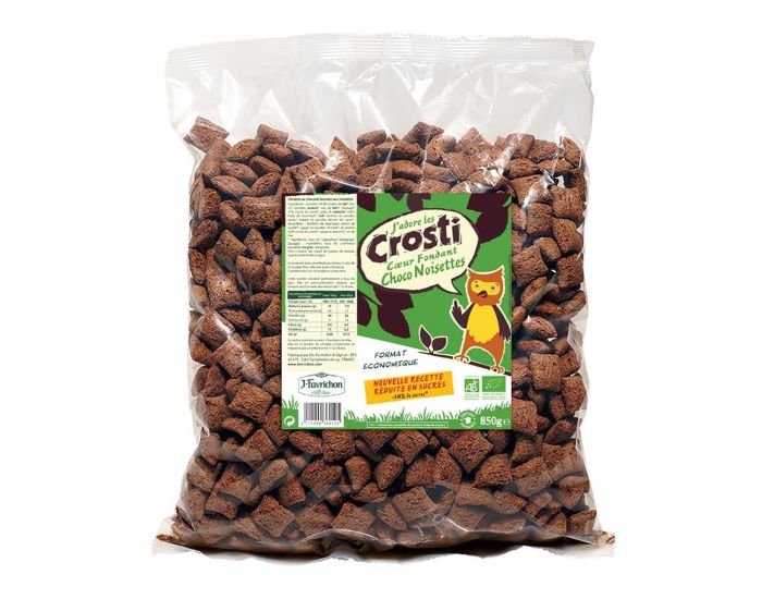 FAVRICHON Crales C'colo Crosti - Coeur Fondant Chocolat Noisettes - 850g