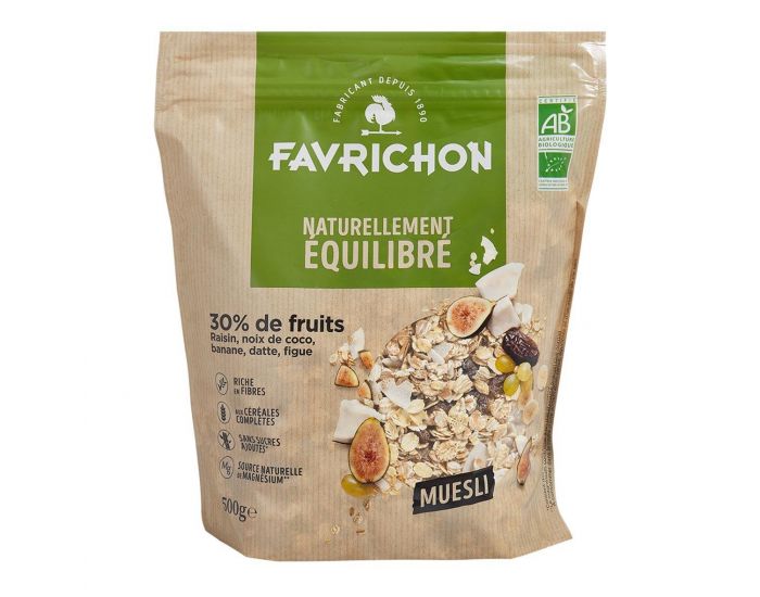 FAVRICHON Muesli 30% Fruits - 500g 