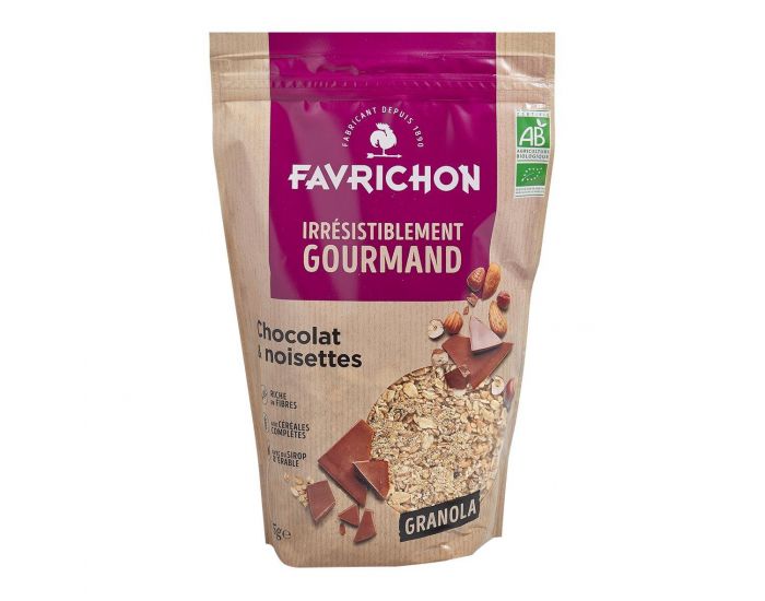 FAVRICHON Granola Chocolat-Noisettes - 375g