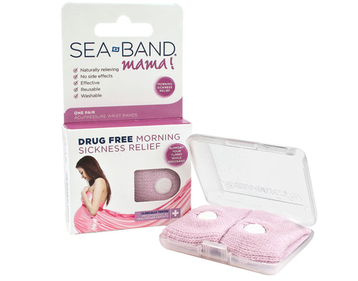 SEA BAND MAMA Bracelets Anti-Naus�es - Rose - Lot de 2 
