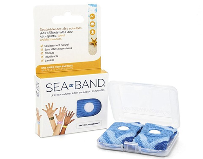 SEA BAND Bracelets Enfant Anti-Naus�es - Bleu - Lot de 2