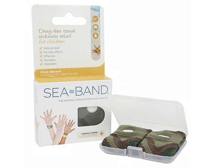 SEA BAND Bracelets Enfant Anti-Naus�es - Vert - Lot de 2