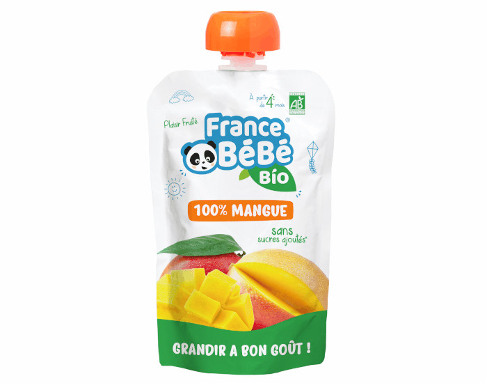FRANCE BEBE BIO Gourde Mangue - 100g - Ds 4 mois