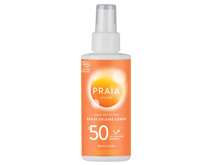PRAA Spray Solaire Corps SPF50 - 100 ml