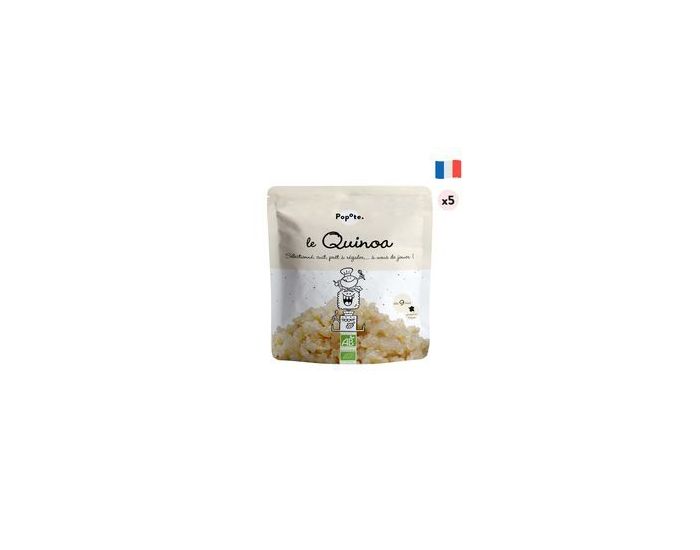 POPOTE Le Quinoa - Lot de 5 Sachets - Ds 9 Mois