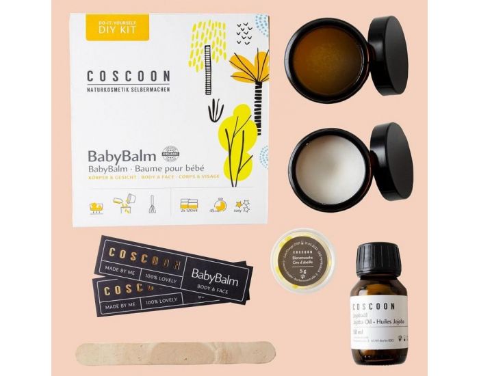COSCOON Baume B�b� Bio � Faire Soi M�me - Coffret Cosm�tique Maison