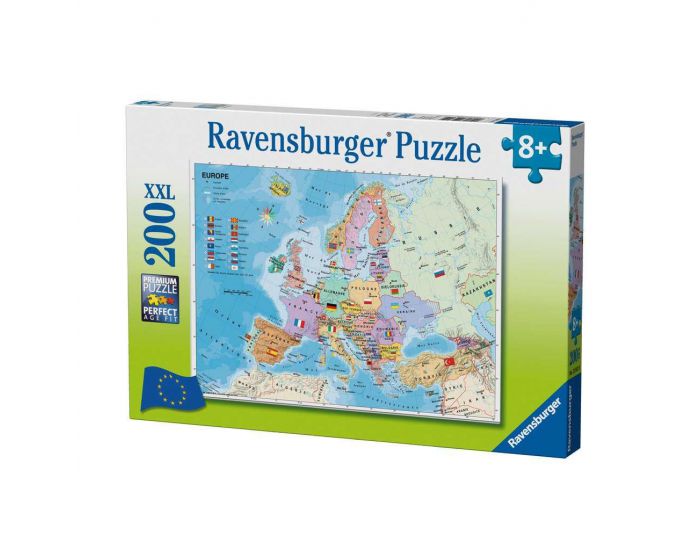RAVENSBURGER Puzzle Carte d'Europe - 200 pices - Ds 8 ans 