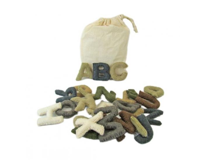 PAPOOSE TOYS Alphabet en Laine Feutr�e - Les Majuscules - D�s 3 ans