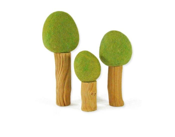 PAPOOSE TOYS Arbres de Printemps Rainbow - Set de 3 - D�s 3 ans