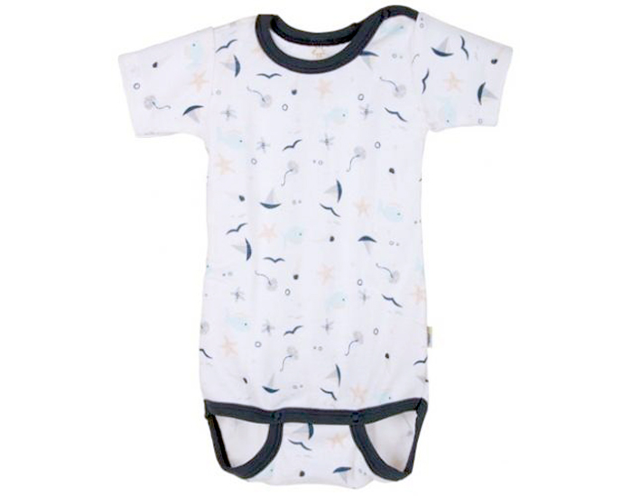 IOBIO Body Manches Courtes en Coton Bio - St-Malo