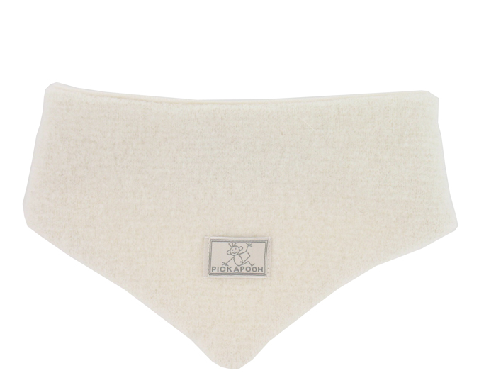 PICKAPOOH Col Enfant en Feutre de Laine - Ecru