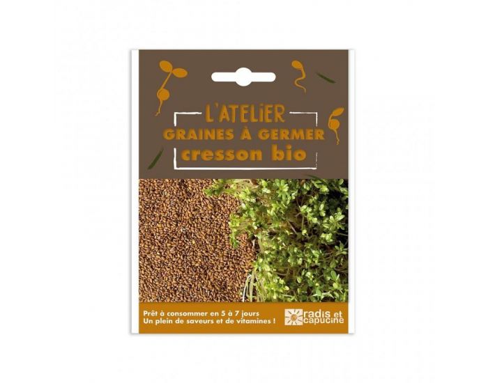 RADIS ET CAPUCINE Graines � Germer Cresson Bio