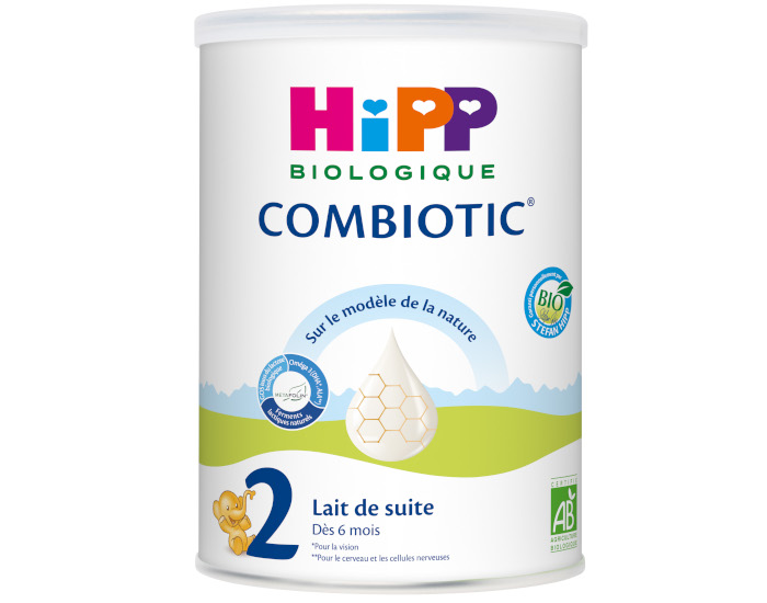 HIPP Lait de Suite 2 Combiotic - Dès 6 Mois - 800g