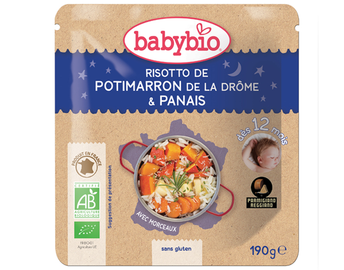 BABYBIO Sachet Menu Bonne Nuit - 190g - Ds 12 Mois