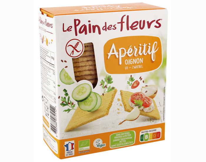 LE PAIN DES FLEURS Tartines Craquantes Apritif  l'Oignon - 150 g