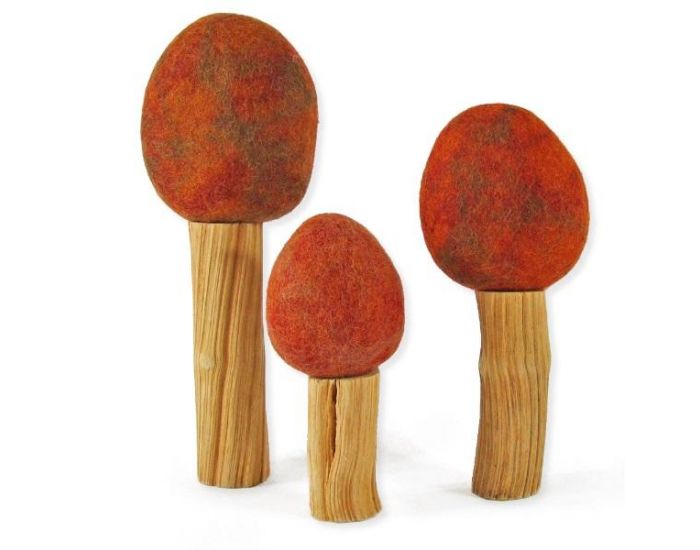 PAPOOSE TOYS Arbres d'Automne Rainbow - Set de 3 - D�s 3 Ans