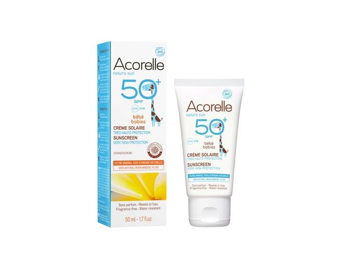 ACORELLE Cr�me Solaire B�b� - SPF50+ - 50mL 