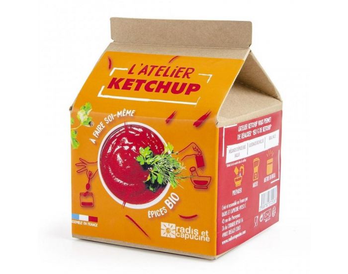 RADIS ET CAPUCINE L'atelier fabrication maison Ketchup avec pices bio