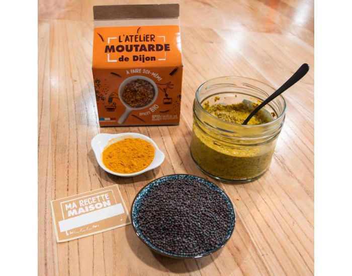 RADIS ET CAPUCINE L'Atelier Moutarde de Dijon aux Epices Bio