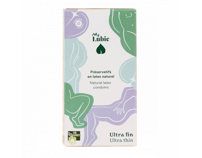 GREEN CONDOM CLUB Bote de Prservatifs - Taille Standard - Pack de 10