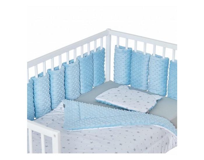 SEVIRA KIDS Tour de Lit Modulable 10 Pi�ces en Minky Extra Doux 