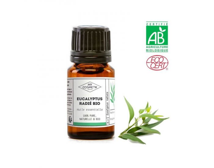 MYCOSMETIK Huile Essentielle d'Eucalyptus Radi� Bio - 10ml