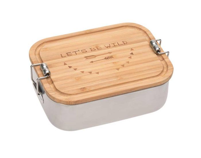 LASSIG Bo�te � Go�ter en Inox et Bambou Adventure