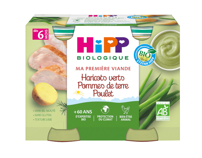 HIPP Ma Première Viande -  2 x 190 g