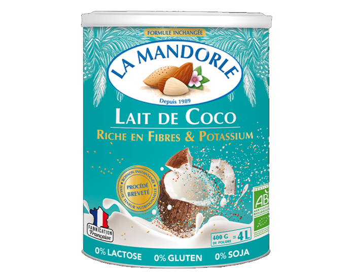 LA MANDORLE Lait de Coco en Poudre - 400g