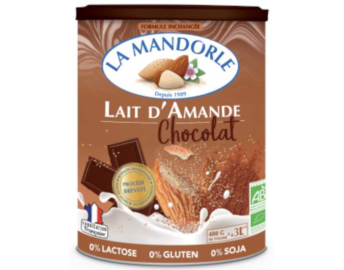 LA MANDORLE Lait d'Amande Chocolat en Poudre - 400g