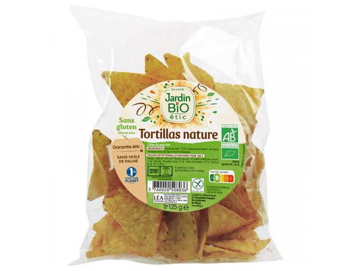 JARDIN BIO Tortillas Nature Sans Gluten - 125 g