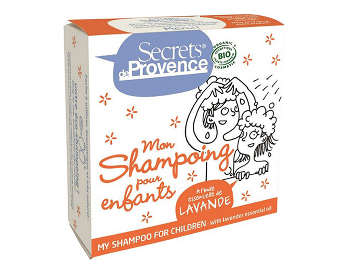 SECRETS DE PROVENCE Shampooing Solide pour Enfant - 85 g Etui carton
