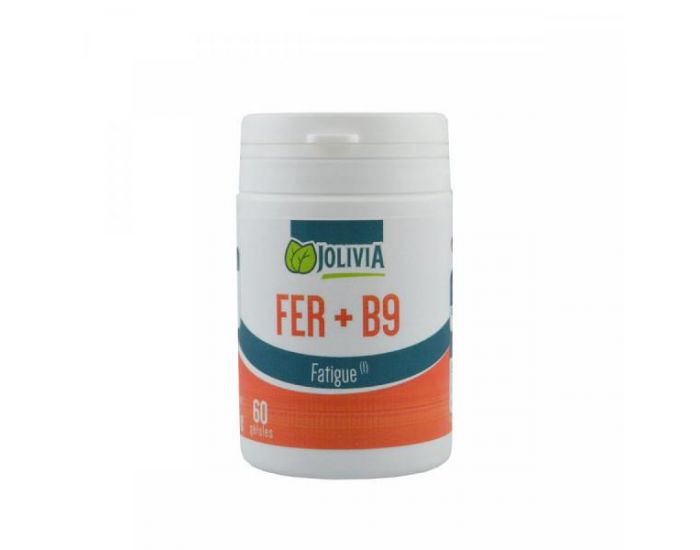 JOLIVIA Fer + B9 - 60 glules 14 mg
