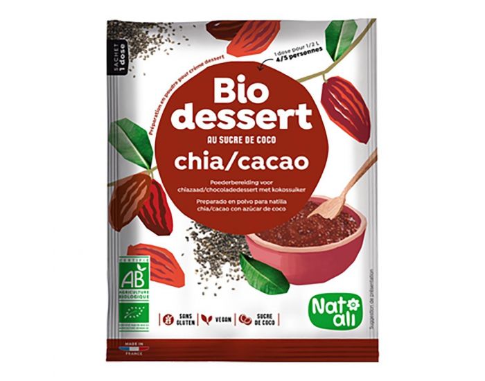 NAT-ALI Prparation Pour Crme Chia-Cacao - 70gr 