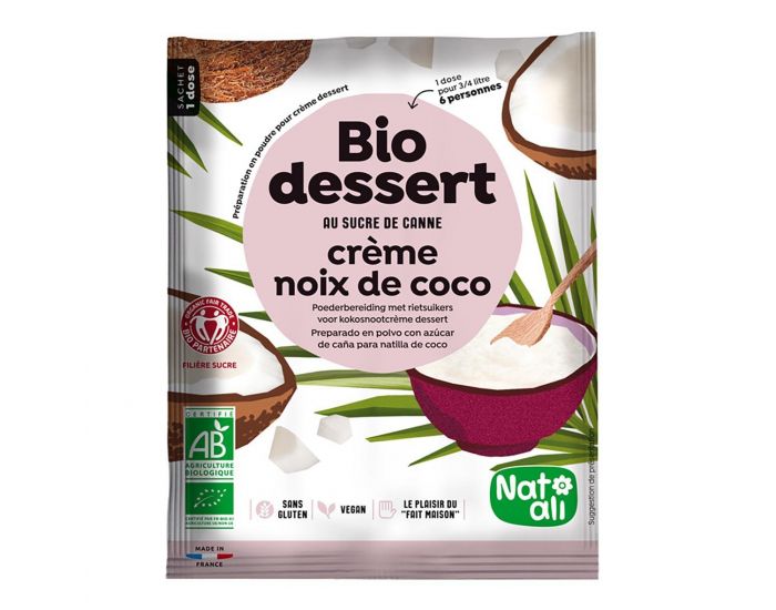 NAT-ALI Pr�paration pour cr�me noix de coco 60g bio