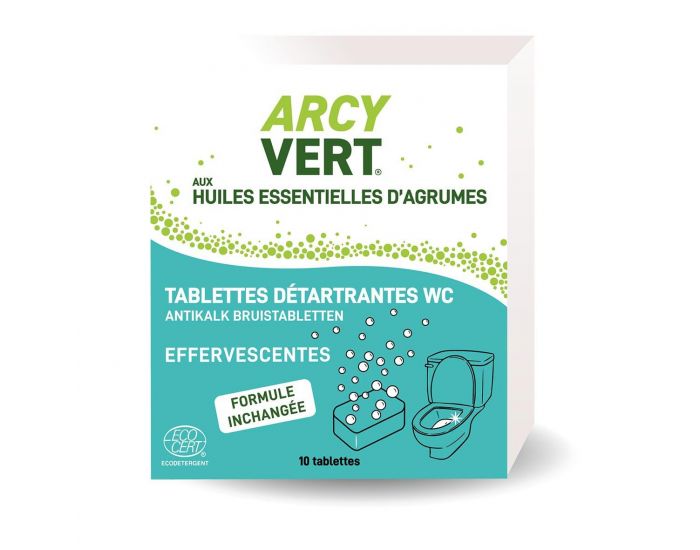 ARCY VERT Tablettes WC dtartrantes x10