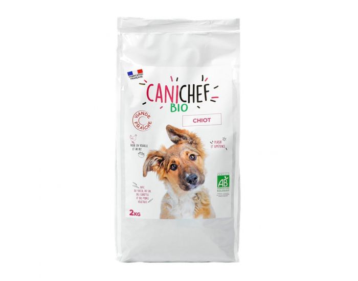 CANICHEF Croquettes Chiot Bio - 2kg